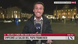 Empeoró la salud del Papa Francisco: volvió a tener una crisis respiratoria