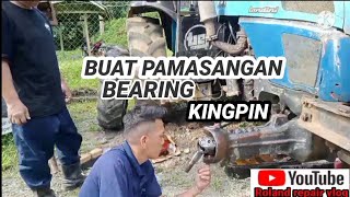 Tractor Landini AT85 Cara Menukar Bearing kingpin ll How To Replace Bearing kingpin Landini T85