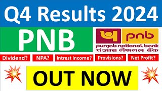 PNB Q4 results 2024 | PNB results today | PNB Share News | PNB latest news | Punjab National Bank
