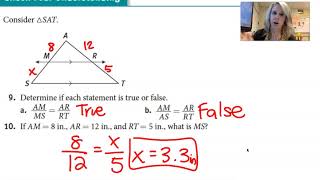 18-3 Triangle Proportionality Theorem Part 2