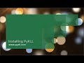 Manually Installing PyXLL, the Python Excel Add-In