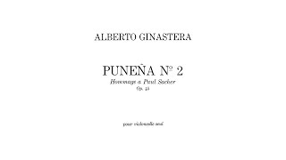 Alberto Ginastera - Puneña No. 2, Op. 45 (1976)