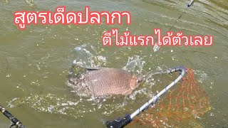 ตกปลาหมายแม่น้ำกับเหยื่อสูตรปลากาดำ#บอย คนชอบหาปลา