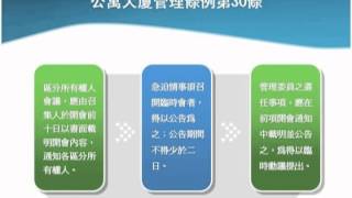 【新公寓大廈法律問題】如何通知，區分所有權人參與會議？