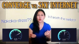 Converge vs Sky Fiber Internet Experience -- AN HONEST REVIEW