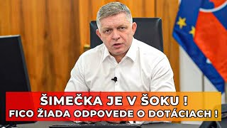 Fico drsne odkázal Šimečkovi: Koľko vaša rodina nahrabala zo štátnych peňazí?