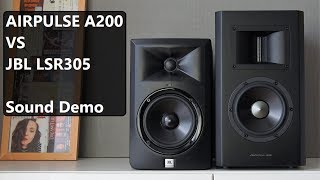 AirPulse A200 (Model One) vs JBL LSR305  ||  Sound Demo