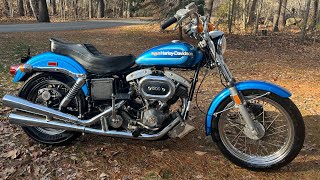 1976 FXE shovelhead.  Original bike FOR SALE 11/5/2022