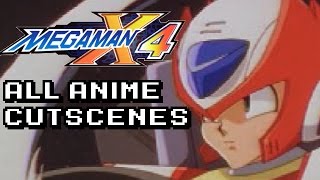 MegaMan X4 - All Anime Cutscense (X and Zero)