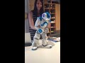 nao robot introduces himself... and blips