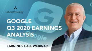 Google's Business Strategy | Earnings Call Webinar