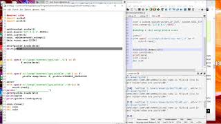 reading from and writing to file files using python pickle class