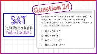 Question 24 from SAT Digital Practice Test 1, Module 2, Section 2