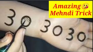 30 30 30 Easy Arebic Mehndi design Hand ! All Tips ! New Mehndi design for girls..