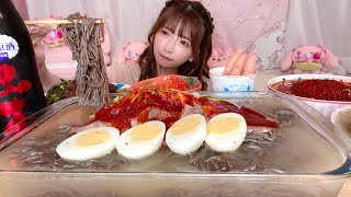 【大食い】水冷麺【もえあず】