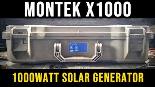 Montek x1000 Solar Generator + 80w Solar Panel (Product Review)