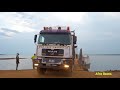 yapei queen travel on lake volta at dambai oti region.