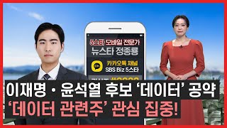 '데이터 관련주' 이재명•윤석열 후보 공약과 더불어 떠오른 기업은?