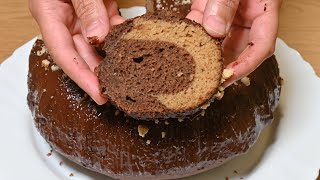 Cocoa cake with chocolate glaze! Always fluffy and juicy!