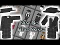 MCPE New No head working cosmetics skins with cape and pack .