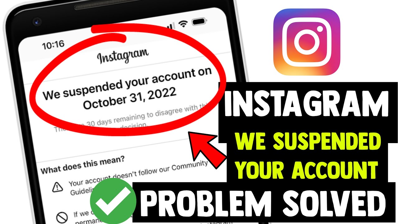 HOW TO Recover Instagram Suspended Account | Suspended Account On ...