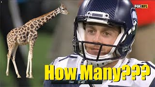 This Punt is HOW MANY GIRAFFES HIGH???