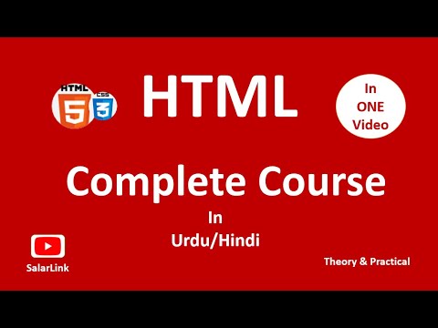 HTML Complete Course - YouTube