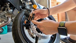 How To Service Front & Rear Brakes On a 3rd Gen SV650