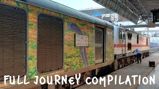 Full Journey Compilation | Pune to Ratlam in 02939 Pune Jaipur Express | Indian Railways