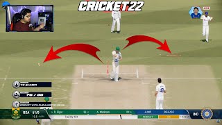 Stumps Goes For A Walk Ft. Mia Bhai's Jaffa Out Swing Yorker - Cricket 22 #Shorts - RahulRKGamer