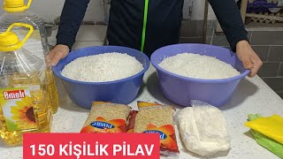 10 KİLO PİLAV YAPMAK USTALIK İSTER !!! ÖZEL CEMİYET PİLAVI