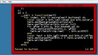 ComputerCraft GUI Tutorials - Buttons
