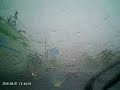 車が走れないくらいのゲリラ豪雨　2016.08.01 heavy rain storm.