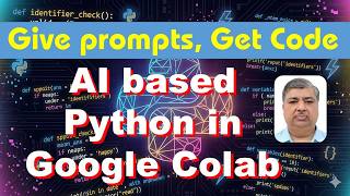 Python coding using AI in Google colab | Vibe Coding creates python code