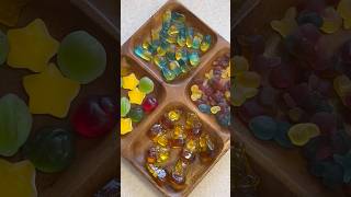 Filling platter with 4D gummy || minion || super Mario || pooh || pokepuni  #asmr #sweet #japan