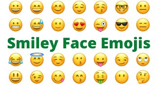 Learn Hindi and English words Meaning with Pictures | Smiley Face Emoji Name & Meaning with Pictures