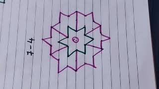 7 ದಿನ 7 ಸಿಂಪಲ್ ಪುಟ್ಟ ಪುಟ್ಟ ರಂಗೋಲಿಗಳು/7 Days 7 Simple Small Small Rangoli Designs