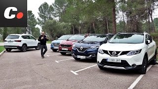 Seat Ateca vs Nissan Qashqai, Hyundai Tucson, Kia Sportage, Renault Kadjar | Prueba Comparativa SUV