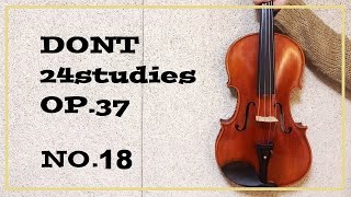 [Etude Challenge]DONT 24 Studies Op.37 No.18