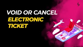 VOID OR CANCEL ELECTRONIC TICKET | HOW TO VOID ETICKET IN AMADEUS | AMADEUS VOID ENTRIES | TRDC