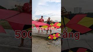 Solo ném diều xuống nước ai thắng nhận 500k #sáodiều #diềusáo #kite #thadieu #funny #youtubeshorts