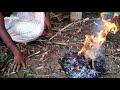 awesome potato egg recipe primitive style cooking