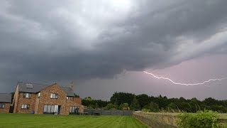 Active thunderstorm in Bedford, UK - 20th July 2021