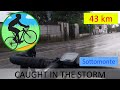 Cycling in Italy and Slovenia to Goriška Brda, 43 km, I got caught in the storm!