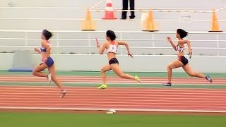 2015和歌山国体陸上 成年少年女子共通4×100ｍＲ準決勝2組 20151005