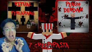 FIX INILAH 7 Creepypasta TERANEH Yang Pernah Ada Di Minecraft Pt.91 (4 JUMPSCARE Katanya)