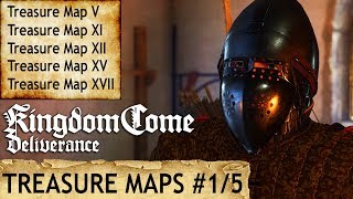 Kingdom Come: Deliverance - Treasure Maps V, XI, XII, XV, XVII