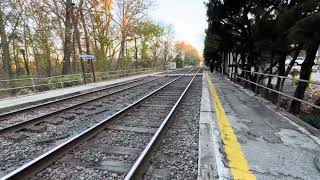 Amtrak PO40-15 passing Garrett Park, MD