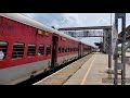 vaigai sf express thrashes katangulathur at full speed indian railways