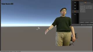 A simple Kinect game made with Unity